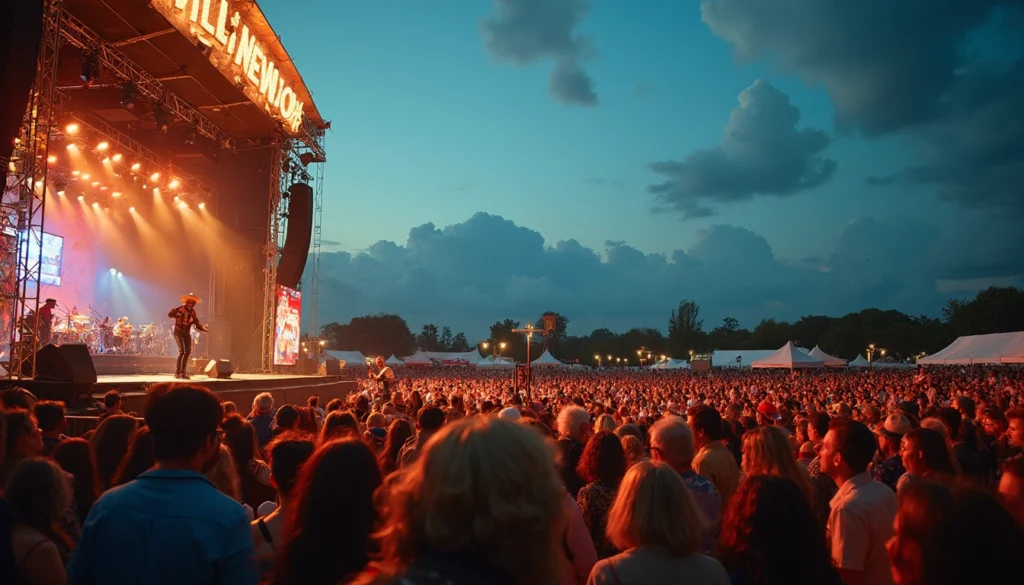 Fan POV of a concert